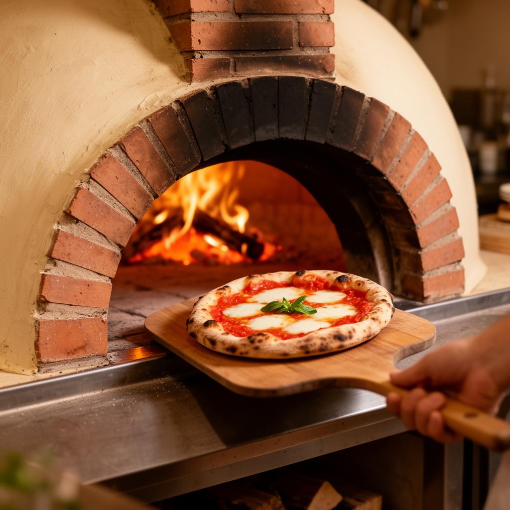 Wood-fired pizza oven